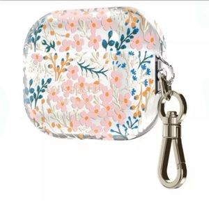 Kate Spade AirPod Pro Case New in Box Multi Floral Rose Pacific Clear